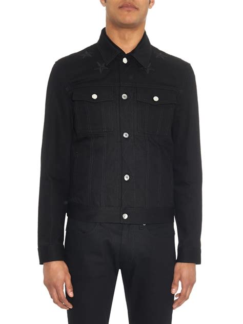 jean claude givenchy|black givenchy jean jacket men.